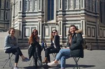 Florence guided tour with walking stools and gelato