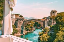 Visit Mostar and Kravice waterfalls from Dubrovnik with a private car