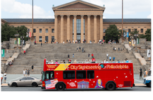 City Sightseeing hop-on hop-off bus tour of Philadelphia
