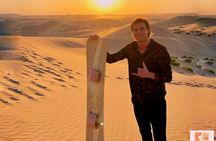 Private morning desert safari from Abu Dhabi