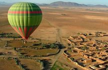 Hot air balloon ride over Marrakech