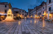 Evening stroll through the old town in Dubrovnik