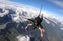Tandem skydive 18,000ft above Franz Josef and Fox Glaciers
