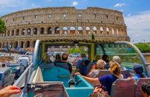 Rome hop-on hop-off bus tour with 3 stops