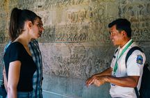Angkor Wat temple private half-day cycling tour