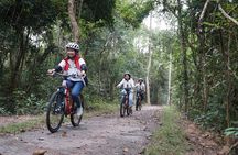 Angkor Wat temple private half-day cycling tour