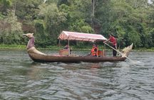 Gondola paddle boat one hour private sunset tour in Siem Reap