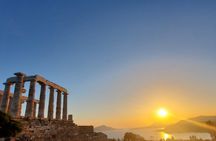 Temple of Poseidon and Cape Sounion private sunset tour with audio guide
