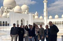 Abu Dhabi Mosque and Ferrari World from Abu Dhabi