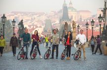 Prague 4-hour private tour on self-balancing scooter and e-bike or e-scooter with pickup