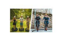 Prague 4-hour small group tour on self-balancing scooter and e-bike or e-scooter with pickup