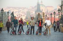Prague 4-hour small group tour on self-balancing scooter and e-bike or e-scooter with pickup