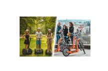 Prague 4-hour private tour on self-balancing scooter and e-bike or e-scooter with pickup