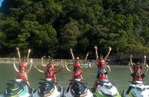 Jet ski island hopping off Langkawi