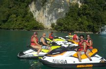 Jet ski island hopping off Langkawi