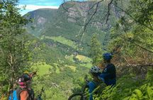 Voss mountain to fjord mountain bike tour