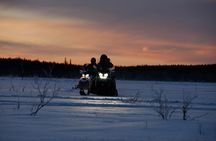 Levi guided snowmobiling adventure