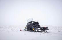 Levi guided snowmobiling adventure