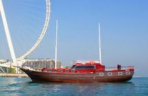 Dubai gulet boat sailing tour with BBQ and swimming