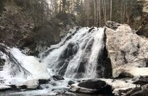 Barbara Falls winter waterfall fun