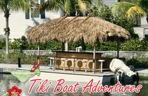 Private sandbar Tiki Bar cruise in Key West