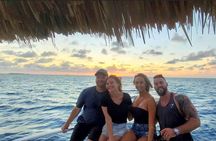Key West sunset Tiki Boat cruise