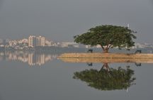 Evening boat ride at Hussain Sagar Lake in Hyderabad