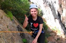 Guided climbing experience in Arrábida Natural Park