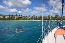 Bonaire sail and snorkel cruise with dinner