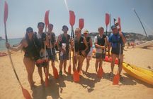 Costa Brava kayak and snorkel day-trip from Barcelona