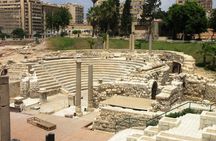 Roman amphitheater, Bombay's pillar and Catacombs tour from Alexandria