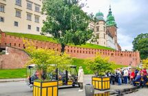 Krakow Old Town sightseeing by golf cart and Wawel Castle guided tour