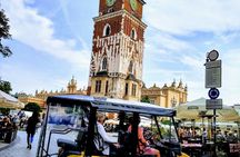 Krakow Old Town sightseeing by golf cart and Wawel Castle guided tour