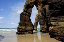 Excursion to Catedrais Beach, Pancha Island and Asturias from Santiago