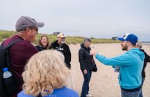 Normandy D-Day beaches with Juno Beach, bunkers and Canadian cemetery from Paris
