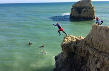 Coasteering experience in São Rafael beach