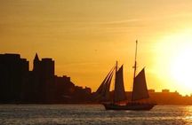 Boston Harbor sunset Liberty Star sailing experience