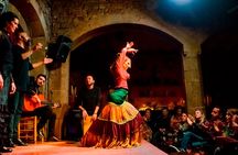 Barcelona old town tour with flamenco show and tapas