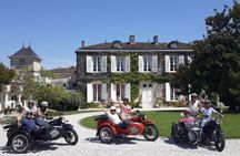 Full day tour of the Bordeaux vineyards in a sidecar