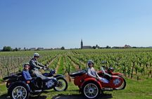 Half day tour of the Bordeaux vineyards in a sidecar