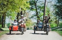 Half day tour of the Bordeaux vineyards in a sidecar