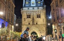 Night sidecar ride in Bordeaux