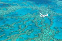 1 hour scenic flight, Whitehaven Beach, Hill Inlet, GBR and Heart Reef