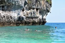 Hong Island snorkeling boat tour with 360° viewpoint from Krabi