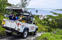 Bora Bora morning cultural four-wheel drive tour with a guide