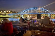 Krakow evening boat trip with a glass of wine