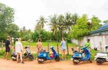 Floating village Vespa and boat sunset tour