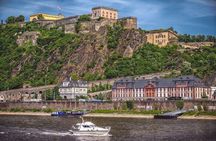 Self guided tour with interactive city game of Koblenz