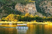 Dalyan, rock tombs, mud bath, boat trip and lunch guided tour from Bodrum