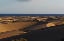 E-Scooter city tour with camel safari across Maspalomas dunes